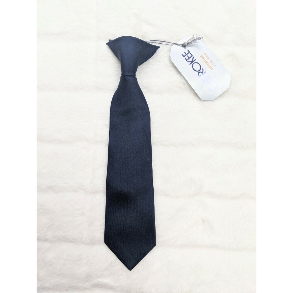 Infant Boys Neck Tie/clip-on 12-24 mo Navy